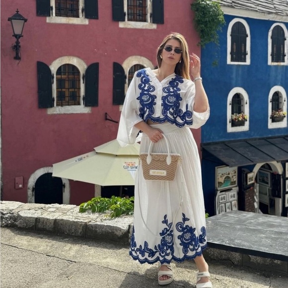 NWT vacation Midi Skirt Embroidery size XS and XL 
FIRM PRICE - Picture 2 of 16